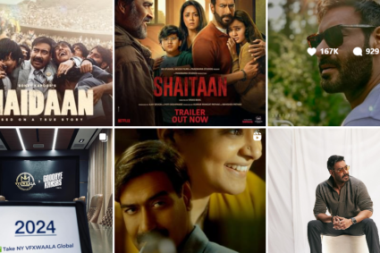 2024 में अजय देवगन की पांच फिल्में बॉक्स ऑफिस पर आएंगी; प्रशंसक भी हैं उत्सुक